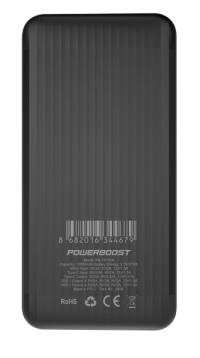 POWERBOOST PRIME 110B 10000mAh PD20W Type-C QC18W Siyah Taşınabilir Şarj Cihazı Powerbank - 1